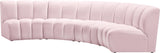 Infinity Modular 4-Piece Sectional with Soft Upholstery and Deep Channel Tufting for Modern Spaces