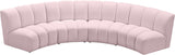 Infinity Modular 4-Piece Sectional with Soft Upholstery and Deep Channel Tufting for Modern Spaces