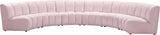 Infinity Modular 6-Piece Sectional Sofa - Luxurious Deep Channel Tufting & Contemporary Design