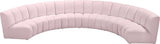 Infinity Modular 6-Piece Sectional Sofa - Luxurious Deep Channel Tufting & Contemporary Design