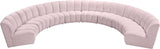 Infinity Modular 8-Piece Sectional Sofa - Luxurious Deep Channel Tufting for Stylish Comfort
