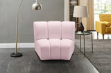 Infinity Modular Chair - Stylish Contemporary Seating with Soft Velvet and Deep Channel Tufting