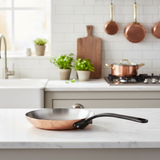 Mauviel M'Heritage M'150 CI Frying Pan With Cast Iron Handle, 7.9-In
