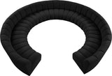 Infinity Boucle Fabric Modern 11pc. Modular Sectional Sofa with Deep Channel Tufting Design