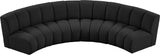 Infinity Boucle Fabric Modular Sectional Sofa with Deep Channel Tufting for Modern Living Spaces