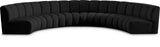 Infinity Boucle Fabric Modular Sectional Sofa - Contemporary Design with Deep Channel Tufting Comfort
