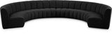 Infinity Boucle Fabric Modular Sectional Sofa – Luxurious Deep Channel Tufting & Contemporary Design