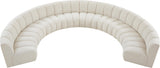 Infinity Boucle Fabric Modular Sectional Sofa – Luxurious Deep Channel Tufting & Contemporary Design