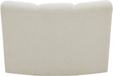 Infinity Boucle Fabric Modular Chair - Luxurious Deep Channel Tufting for Contemporary Living Spaces