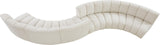 Infinity Boucle Fabric Modular Sectional Sofa - Contemporary Design with Deep Channel Tufting Comfort
