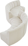 Infinity Boucle Fabric Modular Sectional Sofa - Contemporary Design with Deep Channel Tufting Comfort