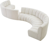 Infinity Boucle Fabric Modular Sectional Sofa – Luxurious Deep Channel Tufting & Contemporary Design