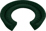 Infinity Boucle Fabric Modern 11pc. Modular Sectional Sofa with Deep Channel Tufting Design