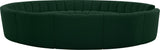 Infinity Boucle Fabric 12pc Modular Sectional Sofa with Deep Channel Tufting for Modern Living