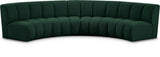Infinity Boucle Fabric Modular Sectional Sofa with Deep Channel Tufting for Modern Living Spaces