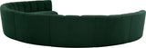 Infinity Boucle Fabric Modular Sectional Sofa – Luxurious Deep Channel Tufting & Contemporary Design