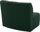 Infinity Boucle Fabric Modular Chair - Luxurious Deep Channel Tufting for Contemporary Living Spaces