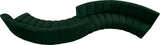 Infinity Boucle Fabric Modular Sectional Sofa - Contemporary Design with Deep Channel Tufting Comfort