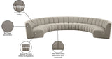 Infinity Boucle Fabric Modular Sectional Sofa – Luxurious Deep Channel Tufting & Contemporary Design