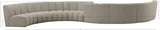 Infinity Boucle Fabric Modular Sectional Sofa – Luxurious Deep Channel Tufting & Contemporary Design
