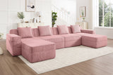 MARTHA 153" 4-Seater Sofa with 2 Ottomans