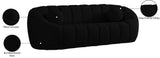 Elijah Contemporary Sofa with Deep Channel Tufting and Cozy Accent Pillow for Ultimate Comfort