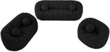 Elijah Contemporary Sofa with Deep Channel Tufting and Cozy Accent Pillow for Ultimate Comfort