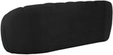 Elijah Contemporary Sofa with Deep Channel Tufting and Cozy Accent Pillow for Ultimate Comfort