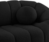 Elijah Contemporary Sofa with Deep Channel Tufting and Cozy Accent Pillow for Ultimate Comfort