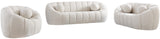 Elijah Contemporary Sofa with Deep Channel Tufting and Cozy Accent Pillow for Ultimate Comfort