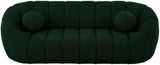 Elijah Contemporary Sofa with Deep Channel Tufting and Cozy Accent Pillow for Ultimate Comfort