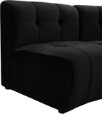 Limitless 4-Piece Modular Sectional - Contemporary Comfort with Soft Upholstery & Stylish Tufting
