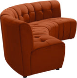 Limitless 4-Piece Modular Sectional - Contemporary Comfort with Soft Upholstery & Stylish Tufting