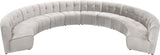 Limitless 10-Piece Modular Sectional Sofa - Contemporary Design with Soft Upholstery & Tufting