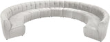 Limitless 11-Piece Modular Sectional Sofa - Contemporary Comfort with Upscale Tufted Design