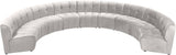 Limitless 9pc Modular Sectional Sofa - Stylish Contemporary Design with Versatile Comfort Options