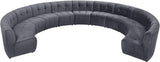 Limitless 11-Piece Modular Sectional Sofa - Contemporary Comfort with Upscale Tufted Design