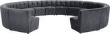 Limitless Contemporary 14-Piece Modular Sectional Sofa with Deep Tufting for Ultimate Comfort