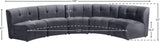 Limitless 5pc Modular Sectional - Luxurious Velvet Upholstery with Contemporary Design & Comfort