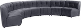 Limitless 7pc Modular Sectional - Stylish Contemporary Design with Soft Upholstery & Custom Flexibility