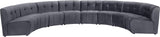 Limitless 8-Piece Modular Sectional Sofa with Contemporary Design and Luxurious Soft Touch Upholstery