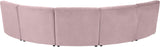 Limitless 5pc Modular Sectional - Luxurious Velvet Upholstery with Contemporary Design & Comfort