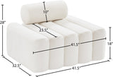 Melody Elegant Velvet Contemporary Chair with Deep Channel Tufting for Chic Modern Living Spaces