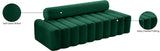 Melody Contemporary Sofa with Deep Channel Tufting - Chic Velvet Design for Modern Spaces