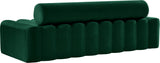 Melody Contemporary Sofa with Deep Channel Tufting - Chic Velvet Design for Modern Spaces