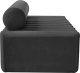 Melody Contemporary Sofa with Deep Channel Tufting - Chic Velvet Design for Modern Spaces
