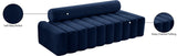 Melody Contemporary Sofa with Deep Channel Tufting - Chic Velvet Design for Modern Spaces