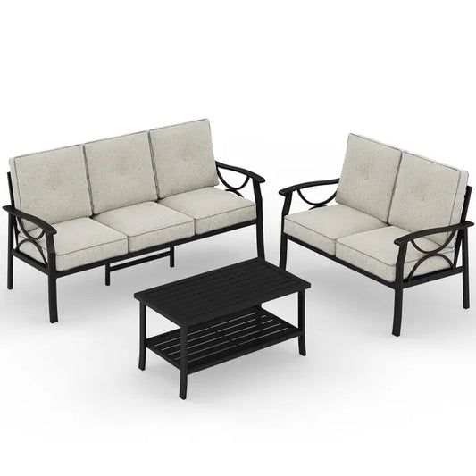 Wholesale 5 - Person Patio Conversation Sets with Cushions