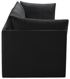Jacob Velvet Modular Sofa - Luxurious Contemporary Seating with Deep Channel Tufting & Easy Attachment