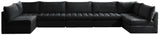 Jacob Modular Sectional Sofa - Luxurious Velvet, Deep Channel Tufting, Customizable Contemporary Design